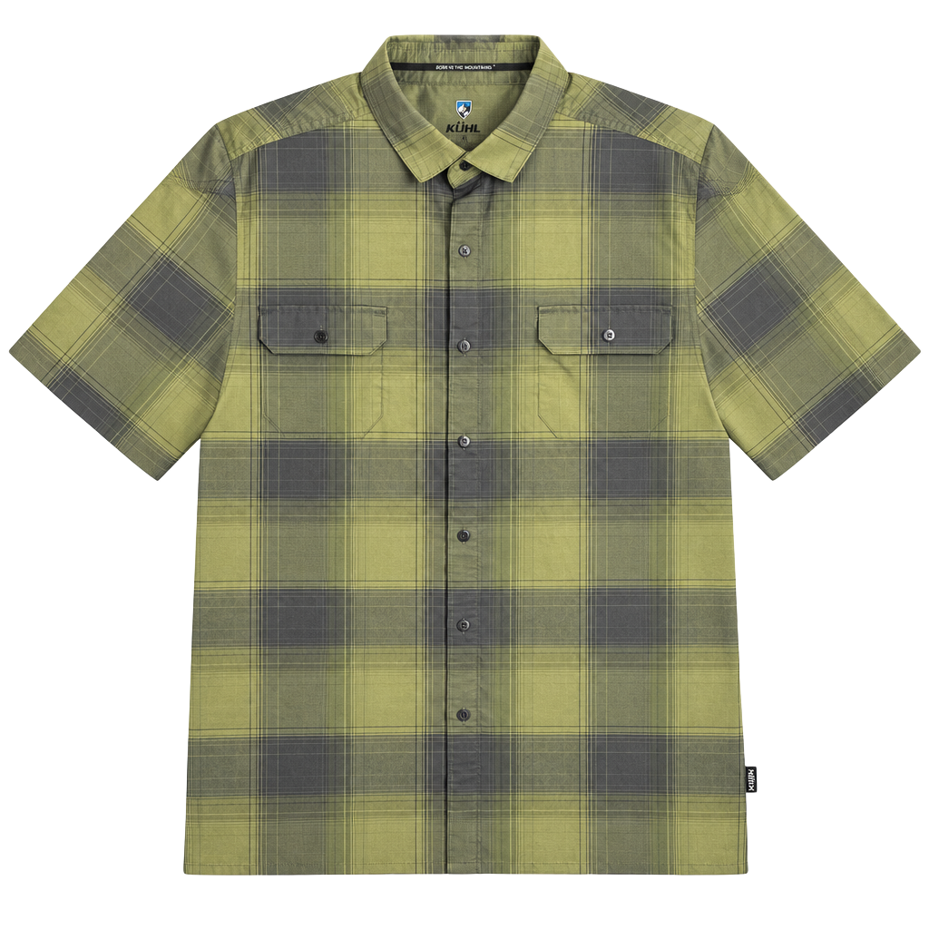 Kuhl Response Lite LS Shirt XXL Green Plaid Button Down 1