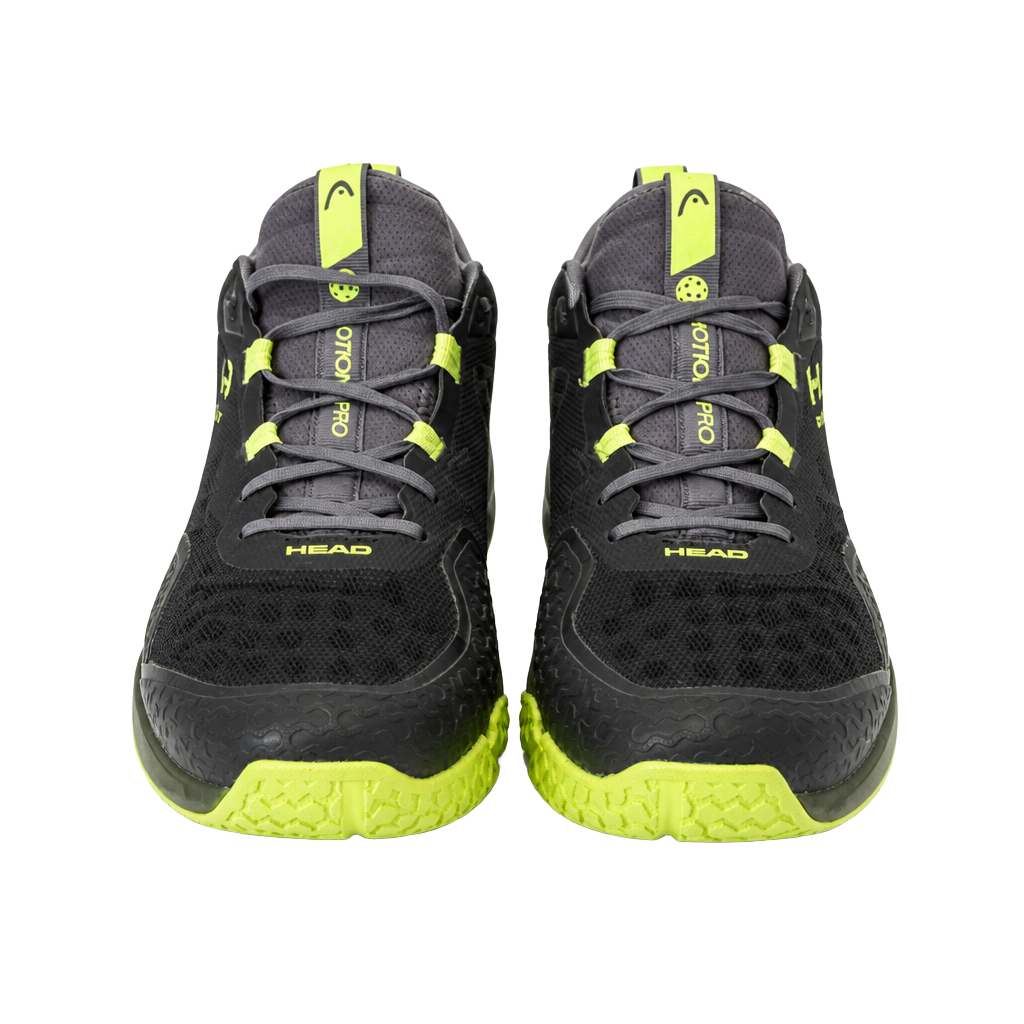 HEAD Motion Pro Men's size 13 Pickleball Shoes Black/Lime 1
