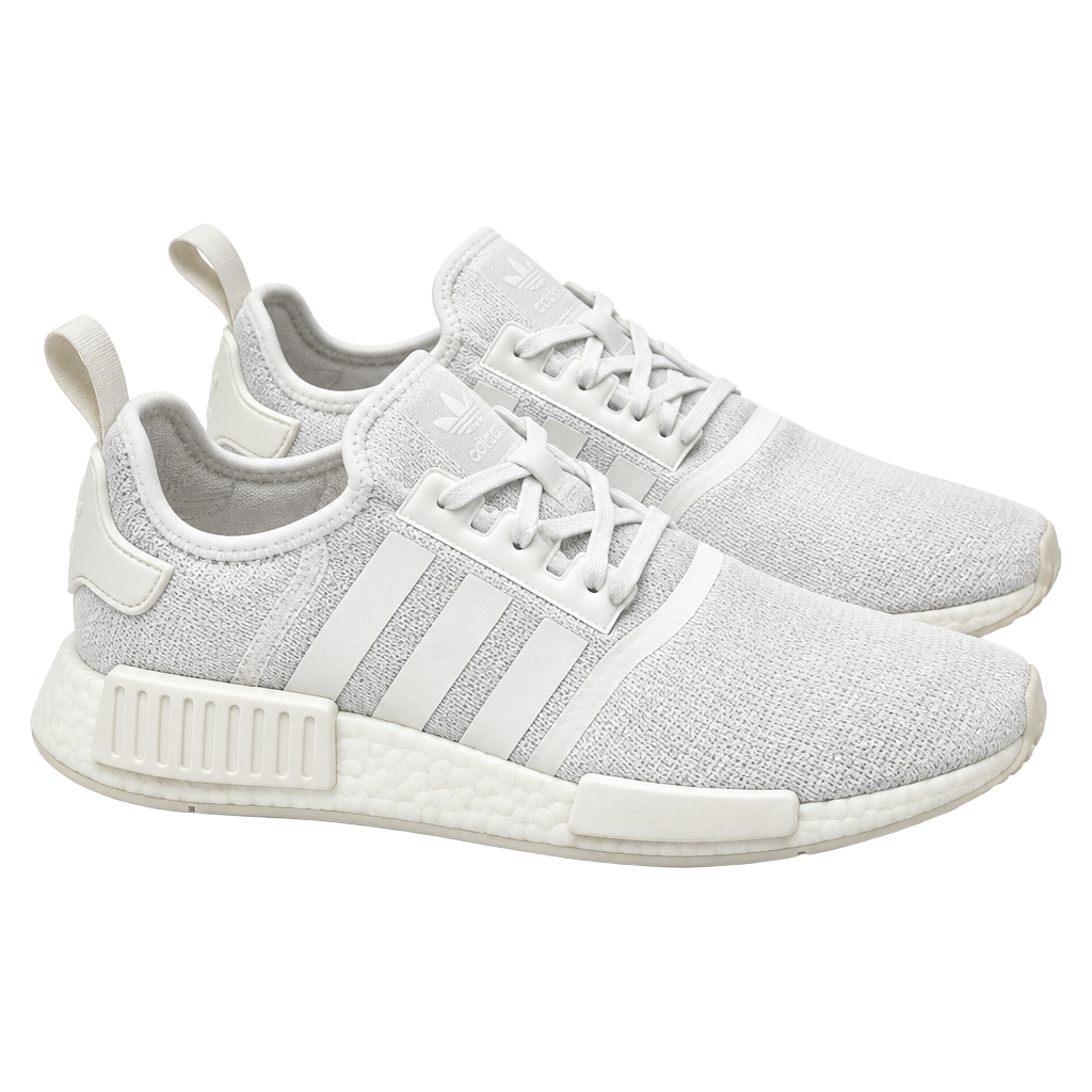 Adidas NMD R1 White Running Sneakers 1
