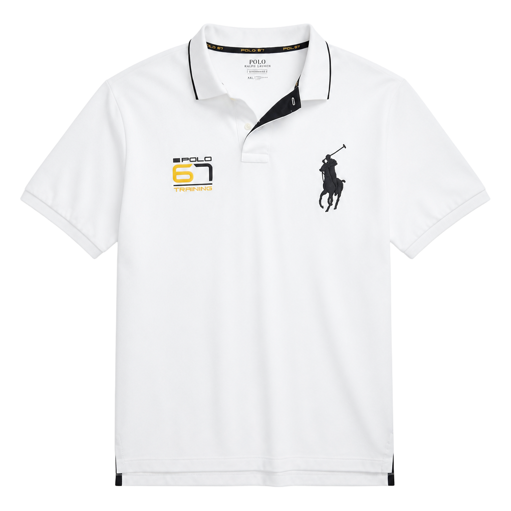 Polo Ralph Lauren Performance Polo 67 Training Shirt White XXL 1