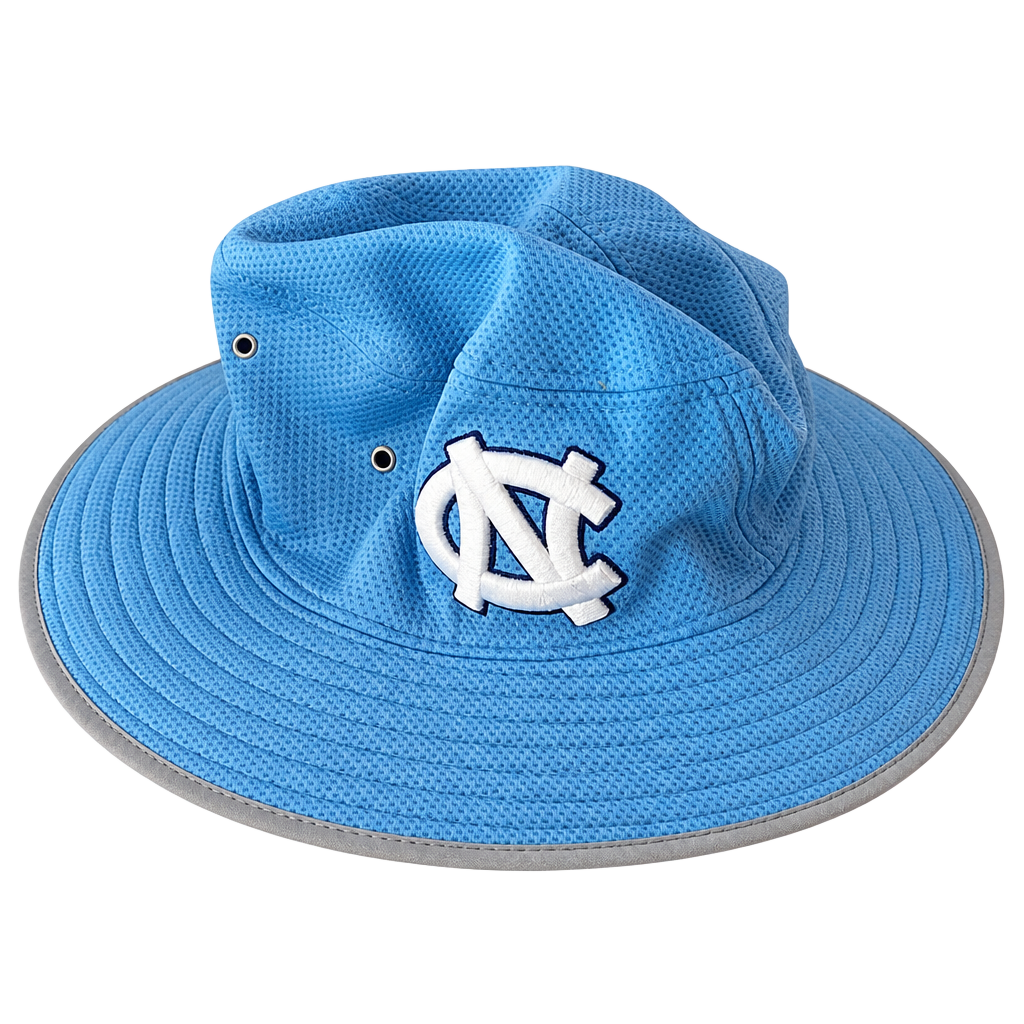 New Era North Carolina Tar Heels Training Bucket Hat Carolina Blue One Size 1