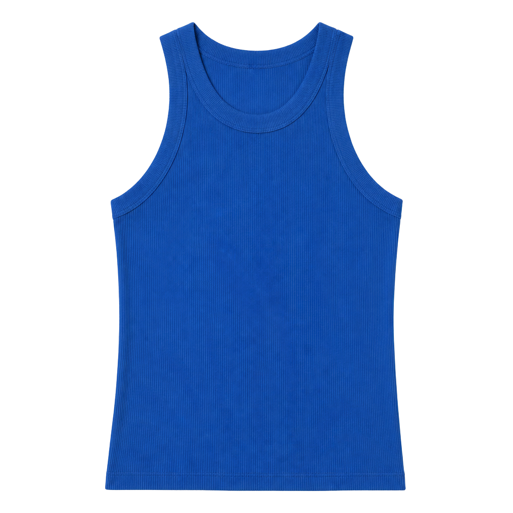 johnnie-O Heritage Cotton Blend Tank Top Royal Blue Size XS 1