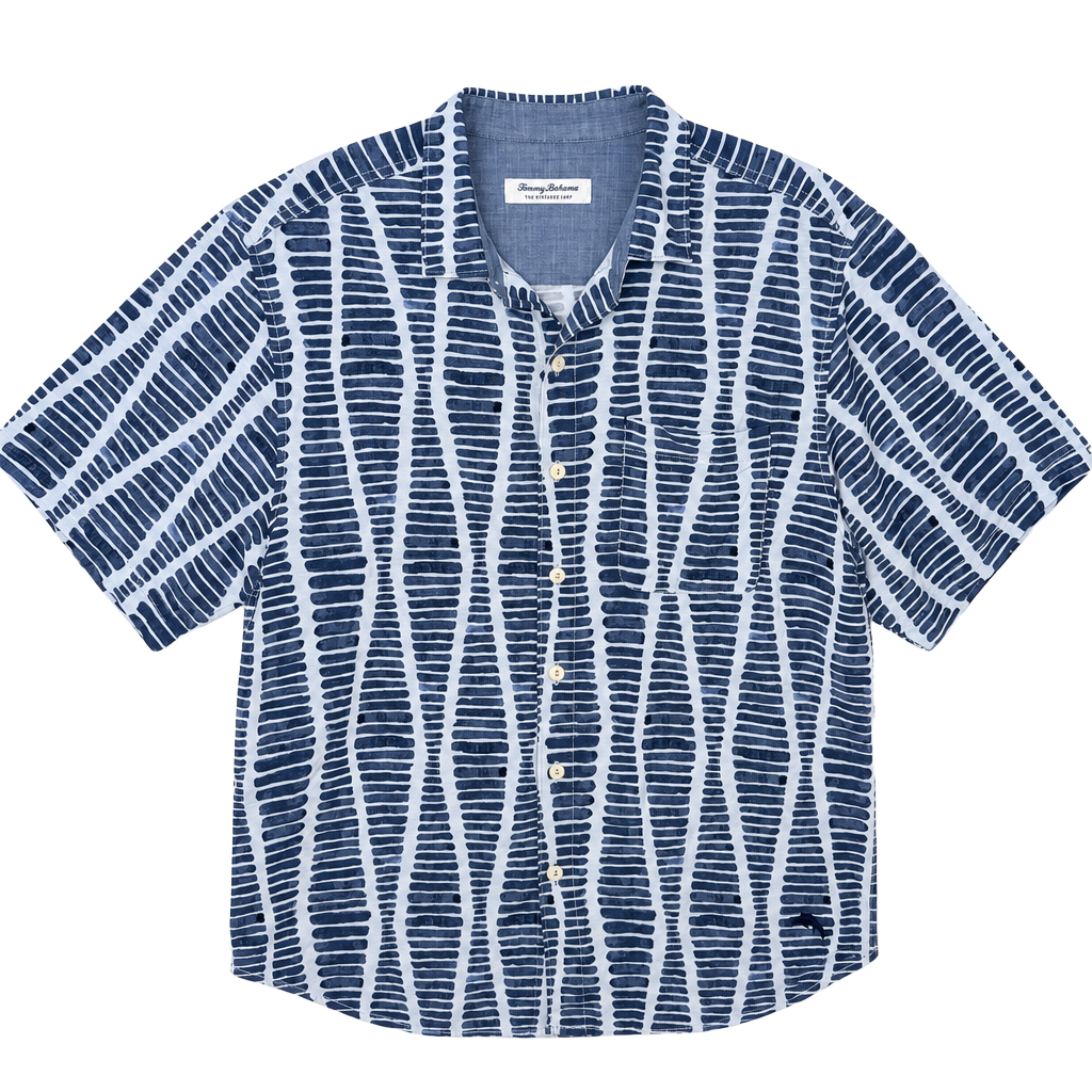 Tommy Bahama The Veracruz Cay Men's Medium Short Sleeve Button-Down Camp Shirt 1