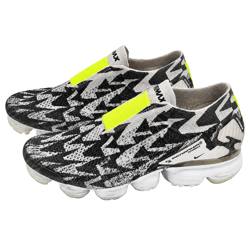 Nike Air VaporMax Flyknit Moc 2 Acronym Light Bone Volt Sneakers Size US 7.5 1