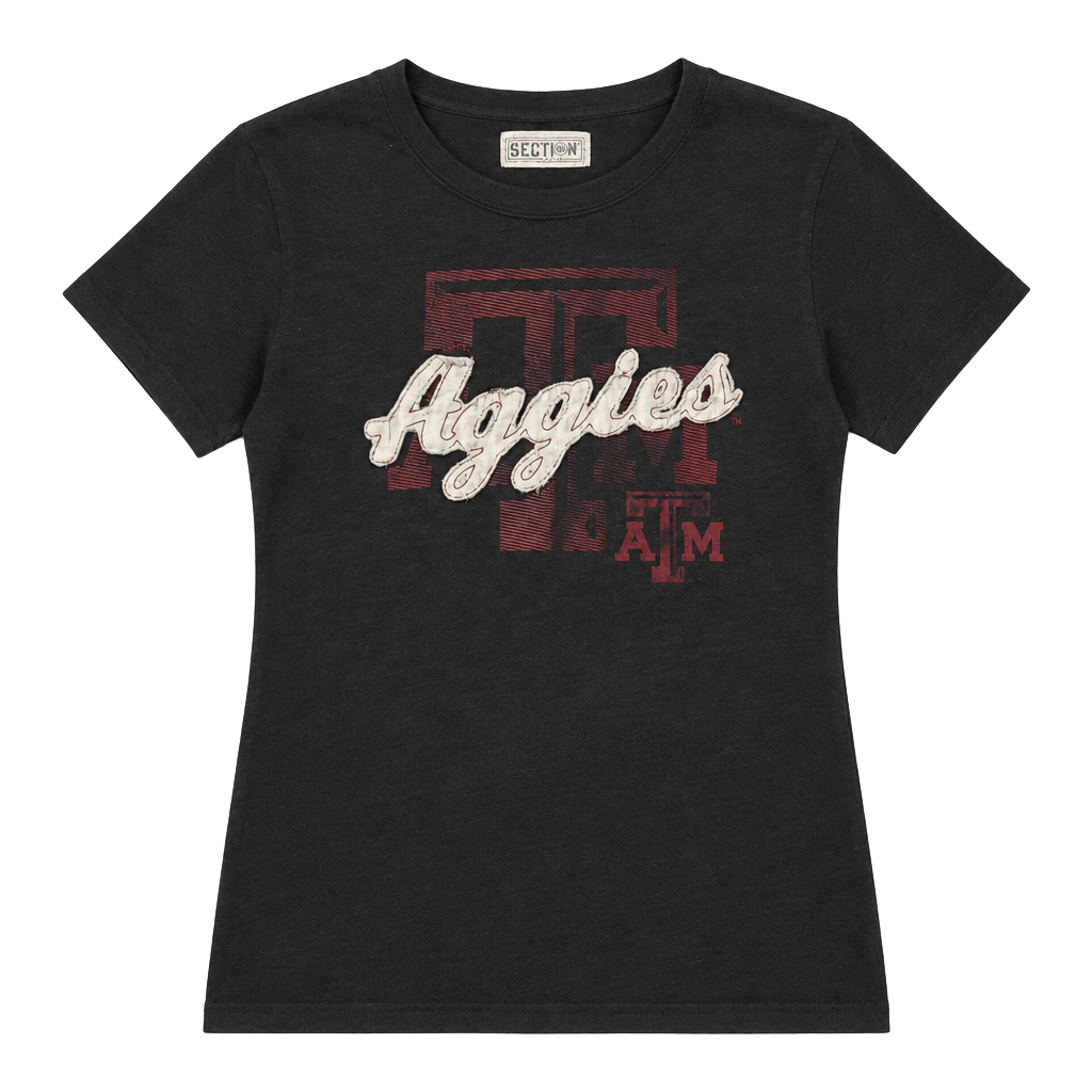 Section 101 by Majestic Texas A&M Aggies T-Shirt Charcoal Gray 1