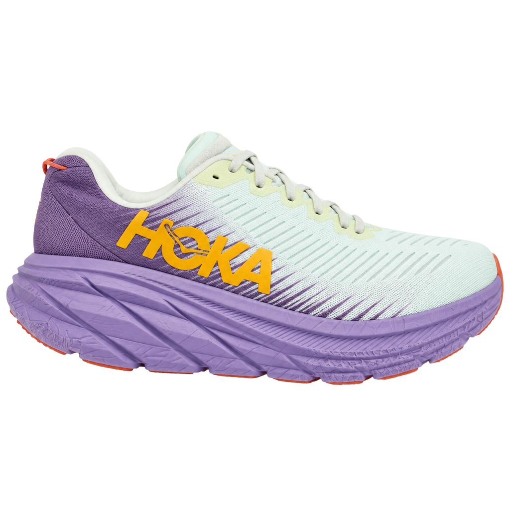 Hoka Rincon 3 Blue Glass Chalk Violet Running Shoes 1
