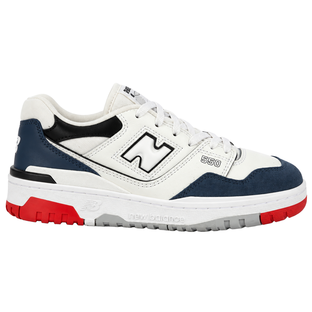 New Balance 550 White Navy True Red Sneakers 1