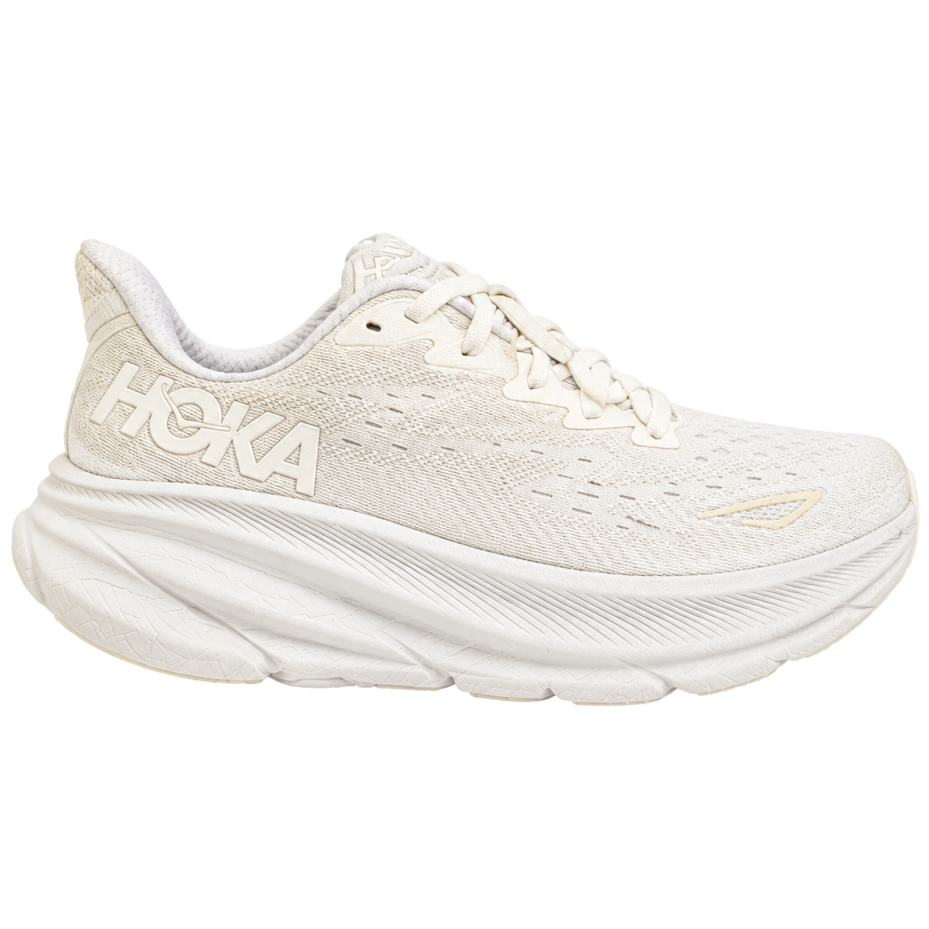 HOKA Clifton 9 White Running Shoes 1