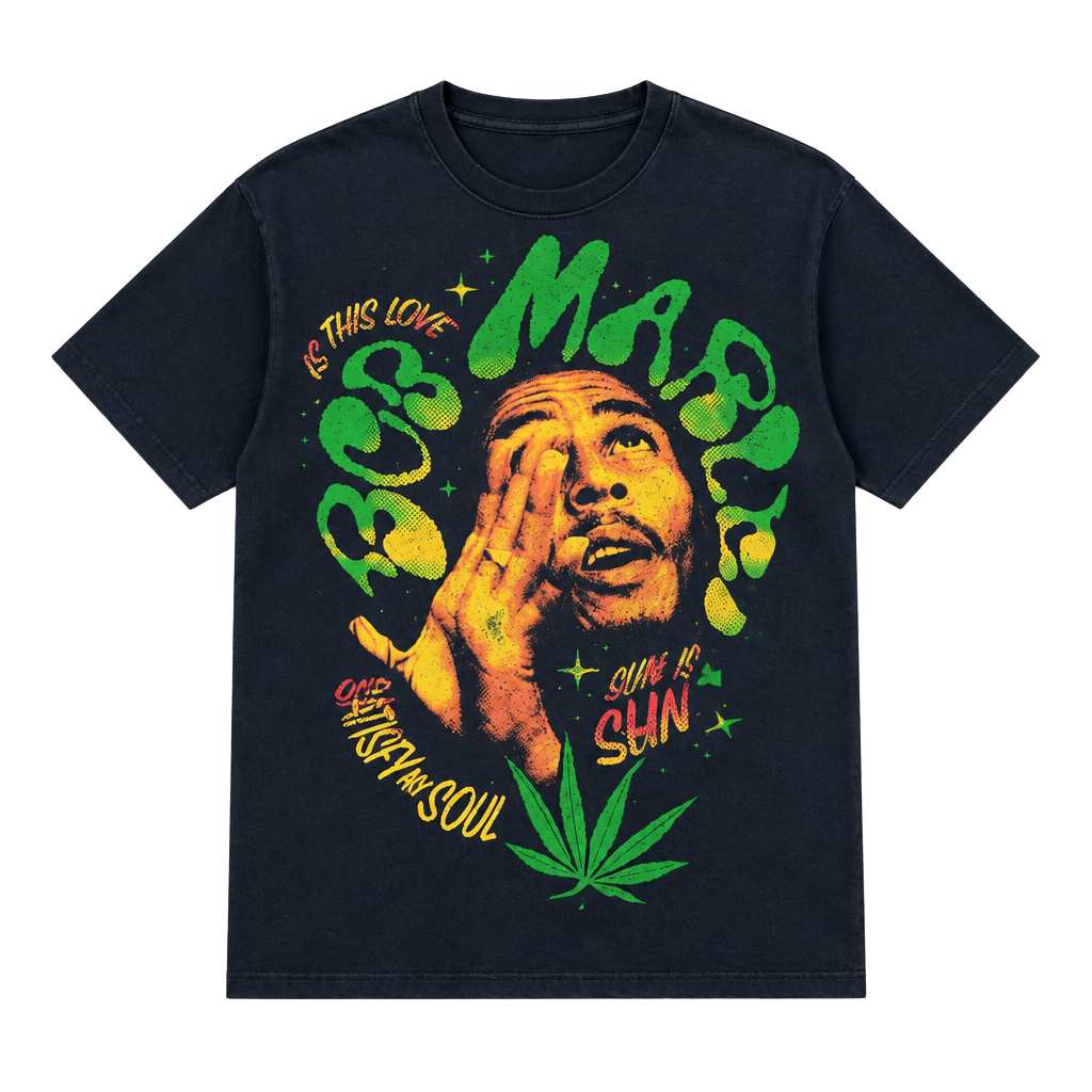 Daydreamer Bob Marley This Is Love Weekend Tee Black 1