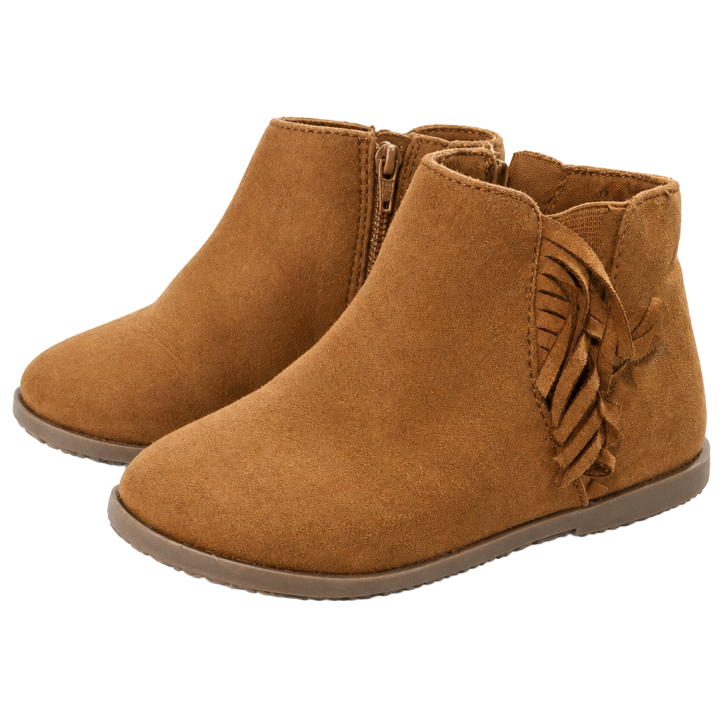 Old Navy Fringe Ankle Boots Size 10 Brown Toddler Girls 1