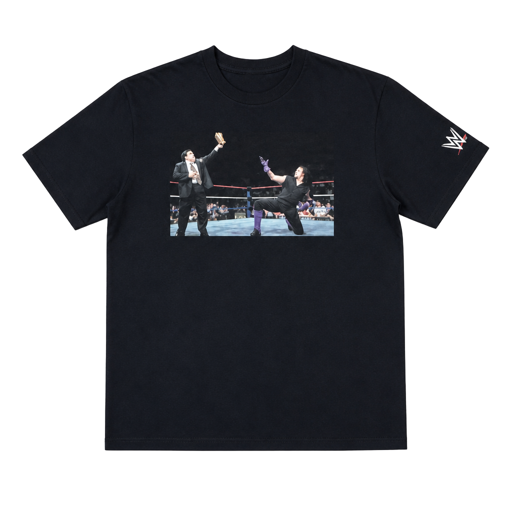 Vintage Undertaker Front And Back Graphic Tee- Size M 1
