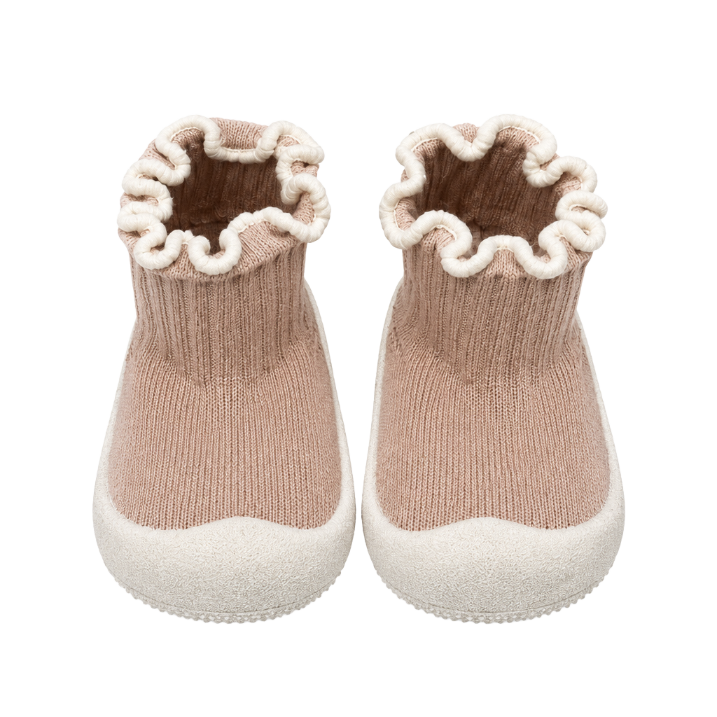 Baby Girl Sock Shoes Walking Shoes Infant NonSlip Soft Rubber Sole Sneakers Lightweight Breathable 1