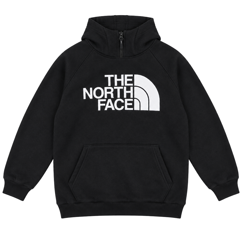 The North Face Black Logo Hoodie Size M 1