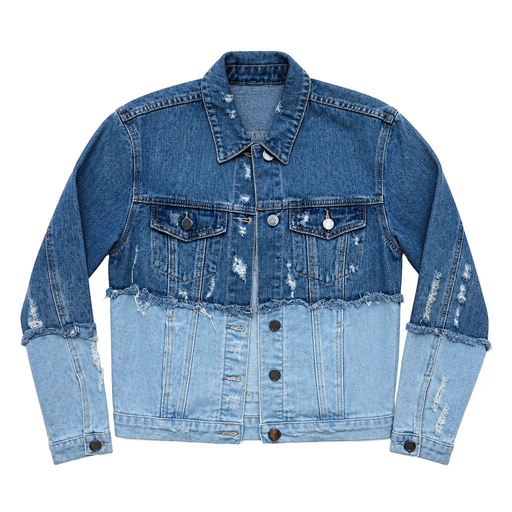 Gianni Bini Blue Denim Western Cowgirl Rodeo Jacket 100% Cotton 1