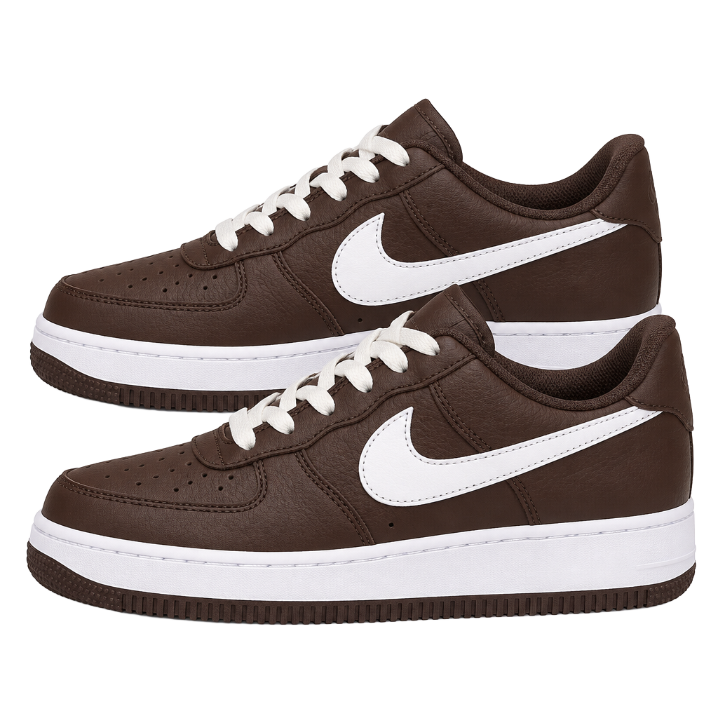Nike Air Force 1 Low Retro QS Size 5 Chocolate White FD7039-200 1