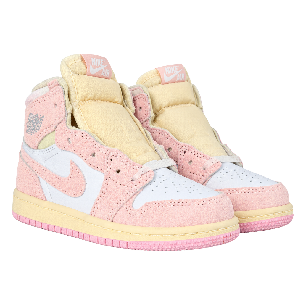 Jordan 1 Retro High OG TD Washed Pink Size 8C Atmosphere White 1