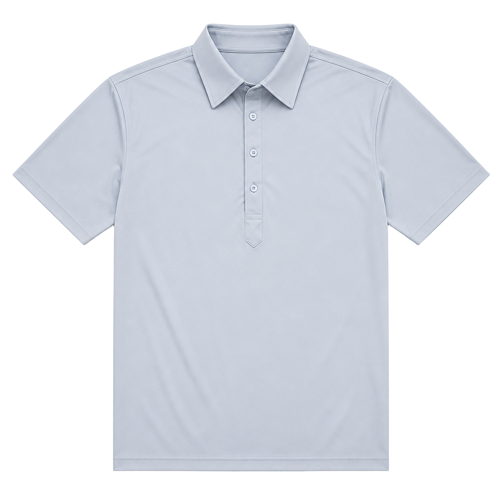 Collars & Co. The Original Dress Collar Polo in Semi-Spread Light Blue size L 1