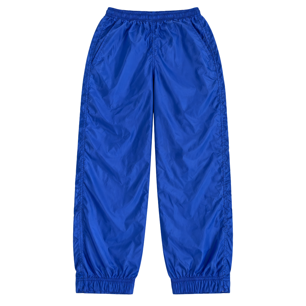 Nike Track Pants Size L Blue Nylon Vintage Windbreaker Joggers 1