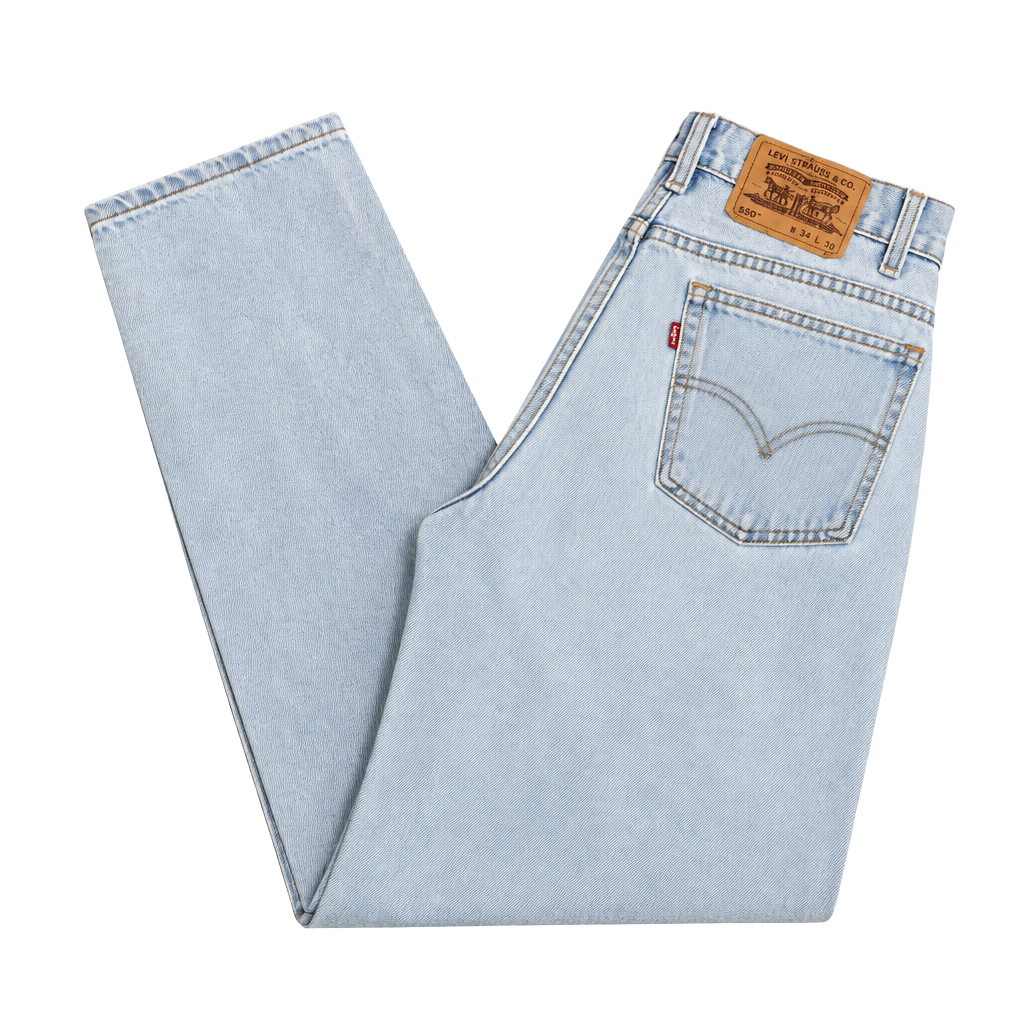 Levi's 560 Loose Fit Tapered Jeans 32x30 Light Wash Vintage Denim 1