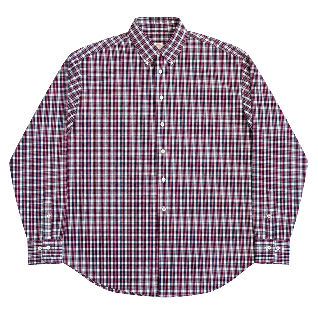 Brooks Brothers Plaid Long Sleeve Button Down Shirt Size L 1