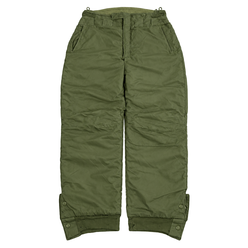 Vintage US Navy Department Overpants Medium Olive Green Military Winter 1