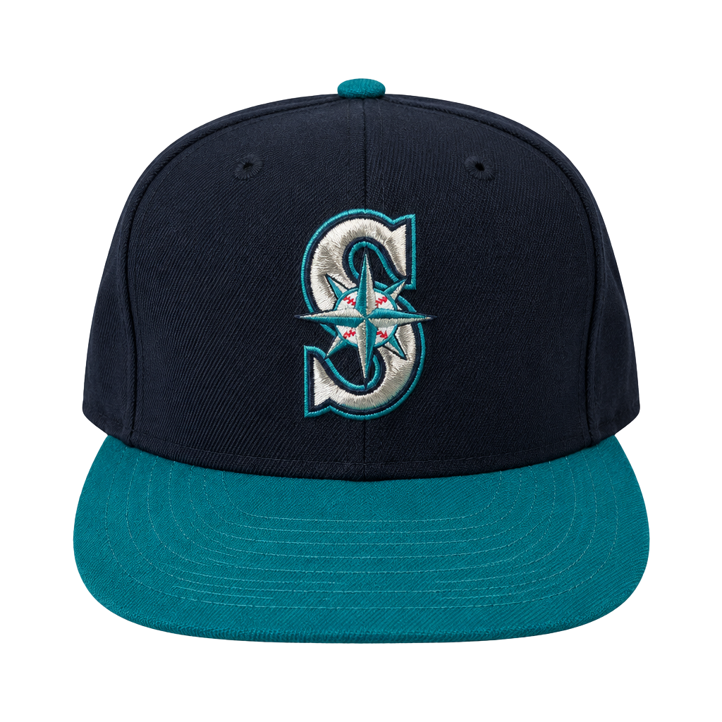 New Era Seattle Mariners 5950 Size 7 1/4 Vintage MLB Hat Fitted Cap With tags 1