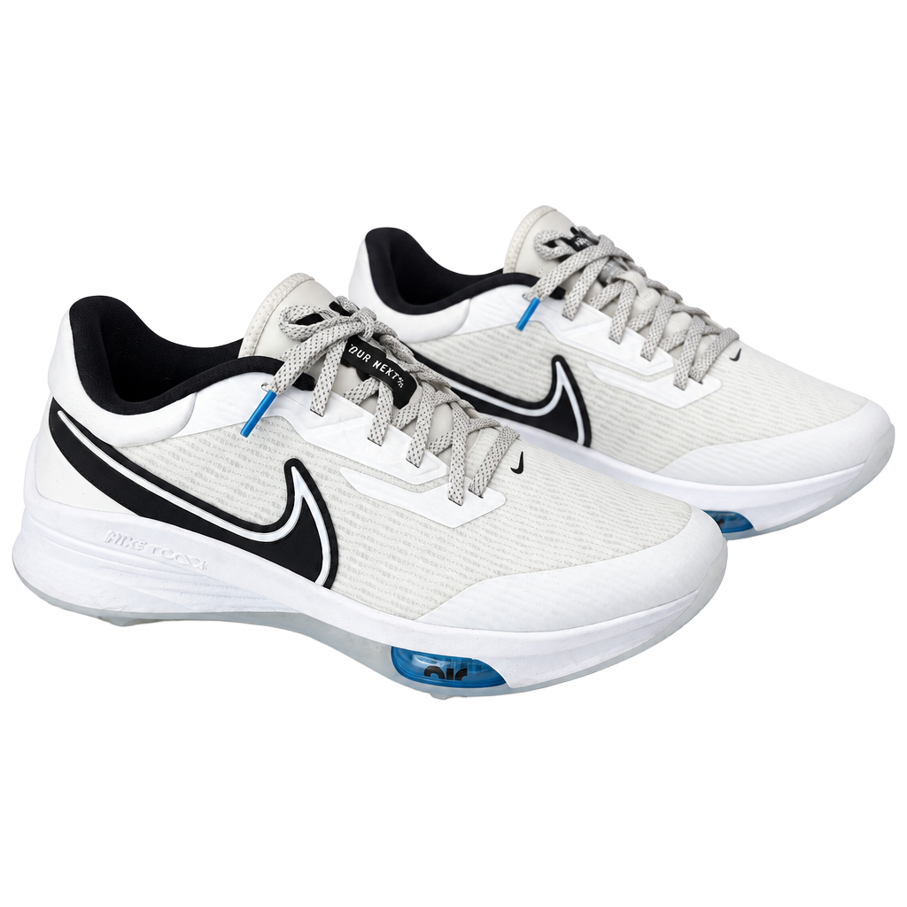 Nike Air Zoom Infinity Tour NEXT% White Black Golf Shoes Men’s 12.5 1