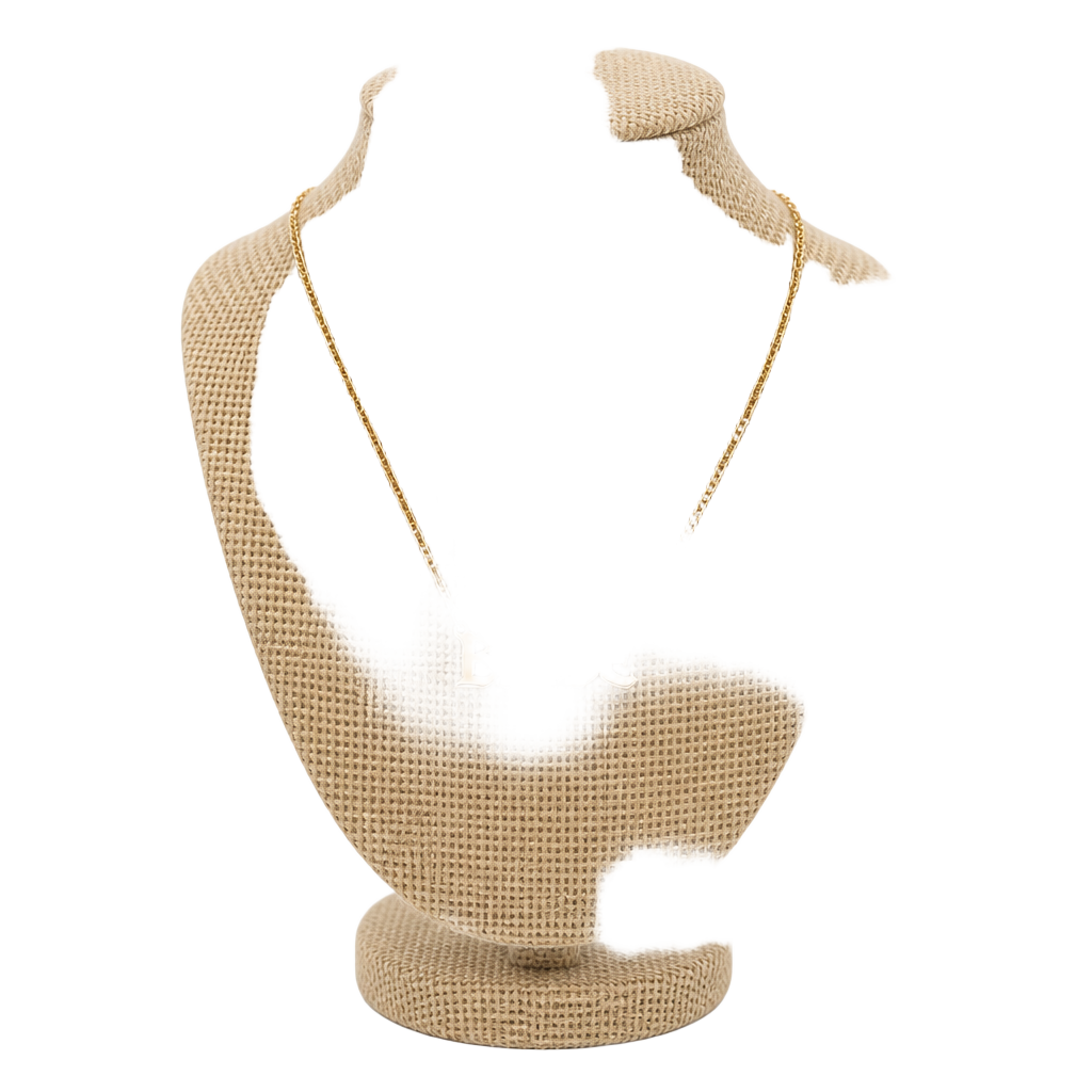 Faux Fetti Bride Gold Tone Necklace 1