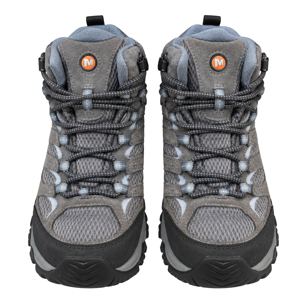 Merrell Moab 3 Mid Waterproof Hiking Boot Size 6.5 Grey 1