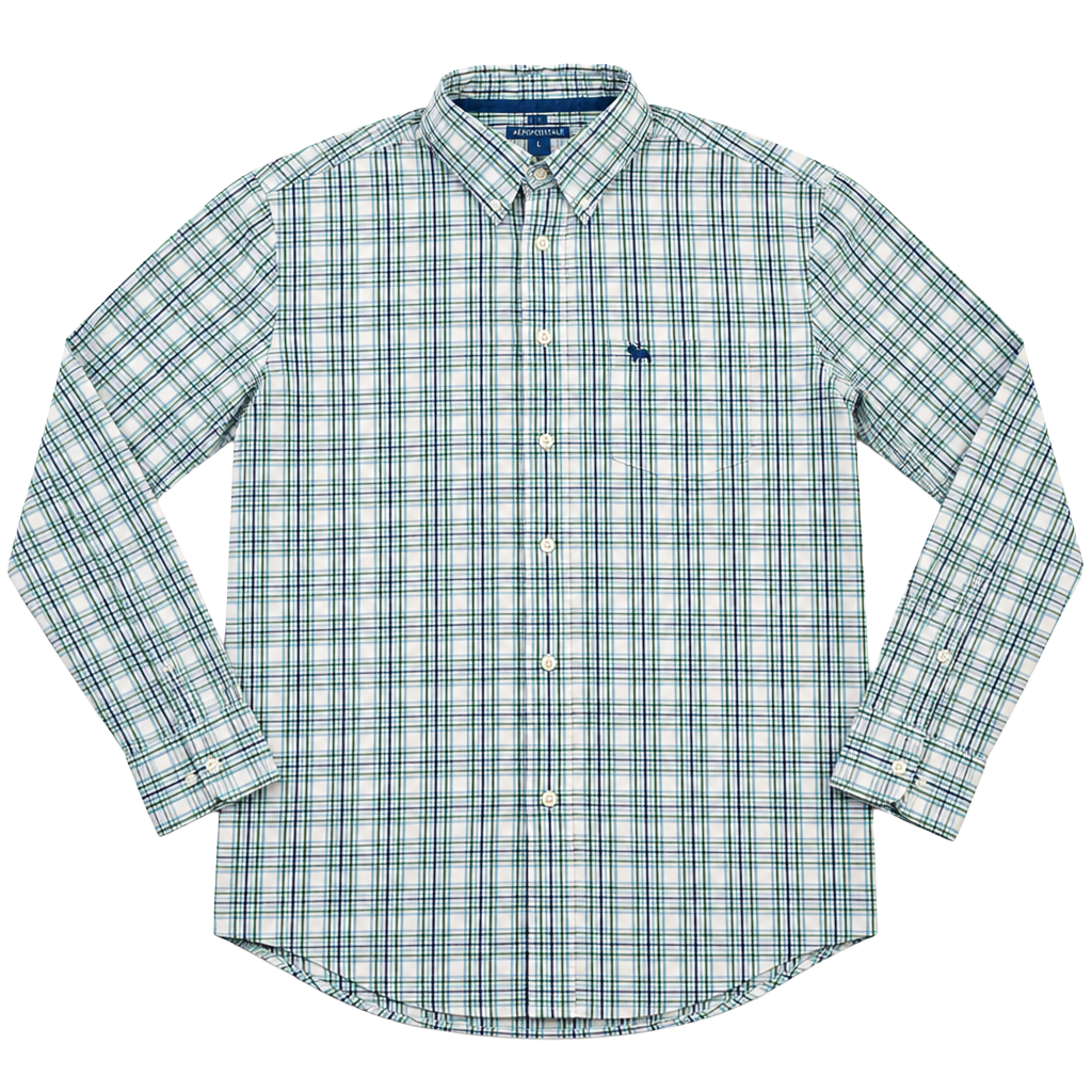 Aeropostale Plaid Long Sleeve Button Down Shirt Size M Slim Fit 1