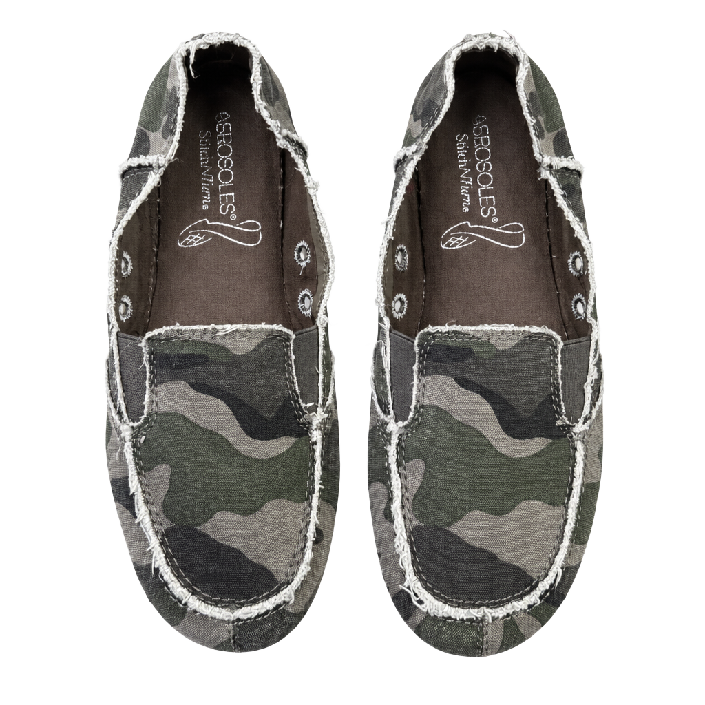 Aerosoles Stitch N Turn So Soft Camo Slip-On Shoes Size 7M 1