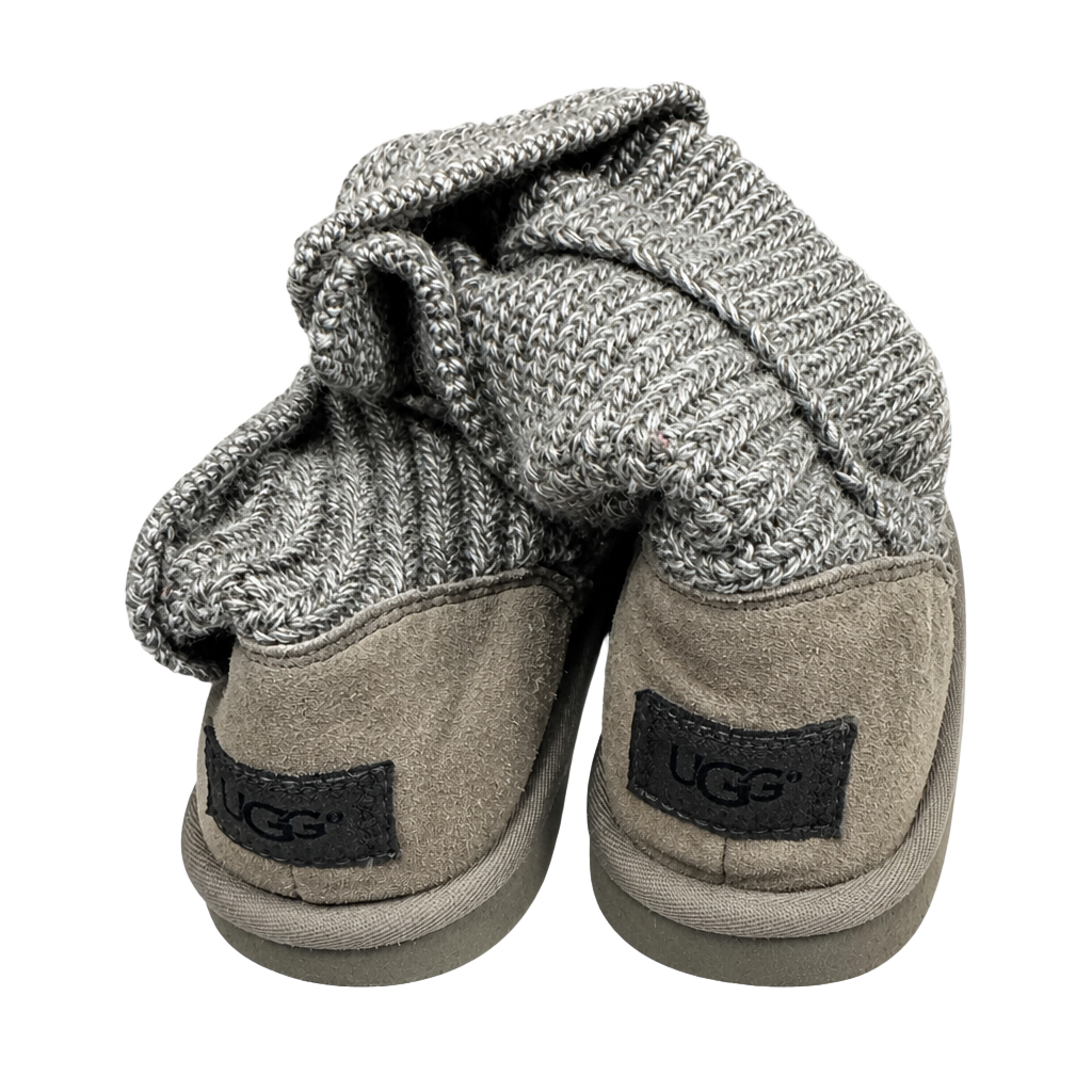 UGG Classic Cardy Gray Knit Wool with Buttons 1