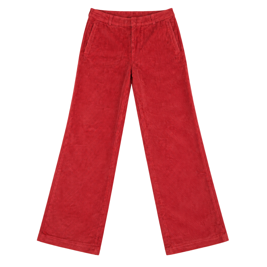 Adidas Corduroy Pants Size M Pink/Coral Wide Leg Trousers 1