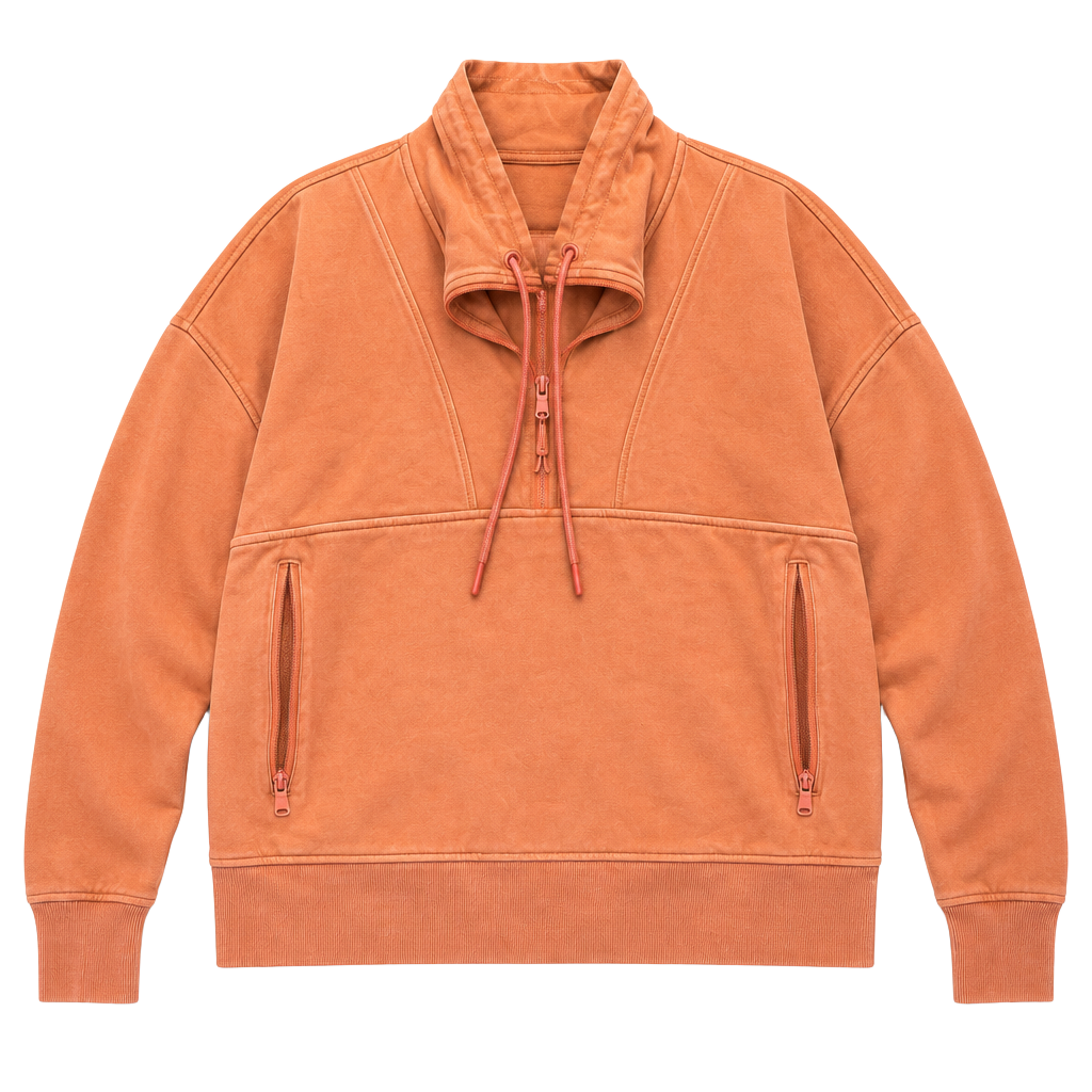 Old Navy Dynamic Fleece Sweatshirt XXL Peach 1