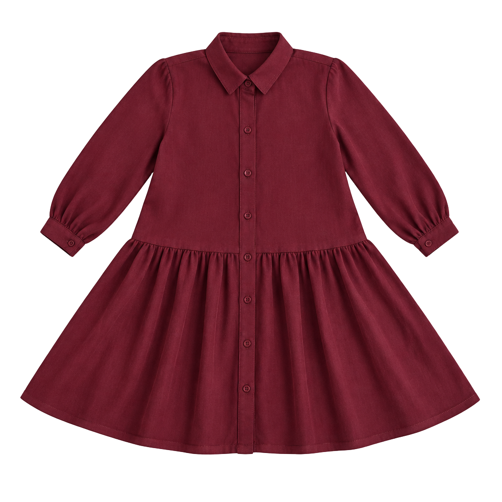 Vince Camuto Burgundy Long Sleeve Button Down Shirt Size L 1