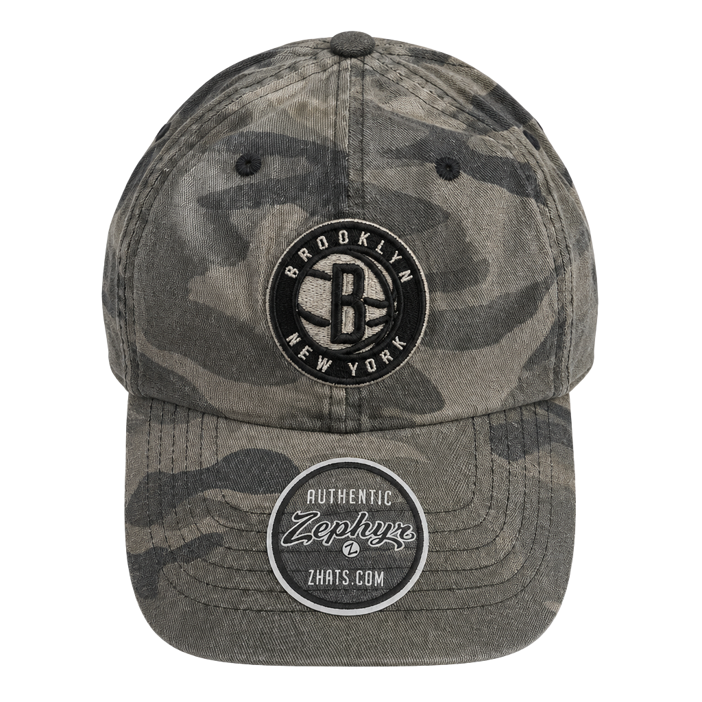 Zephyr Brooklyn Nets Camo Hat 1