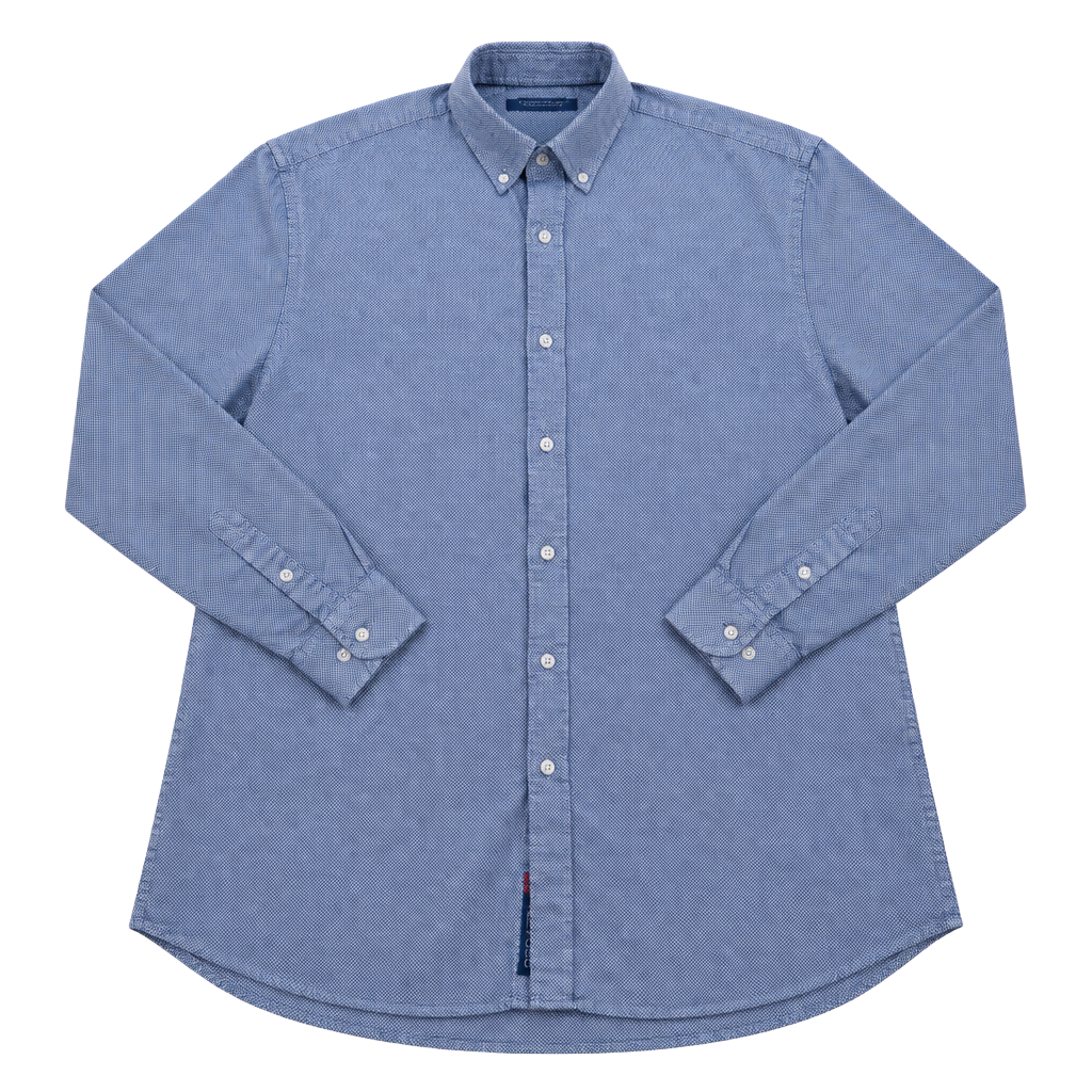 Regatta Sport Blue Button-Down Long Sleeve Shirt 1XL 1