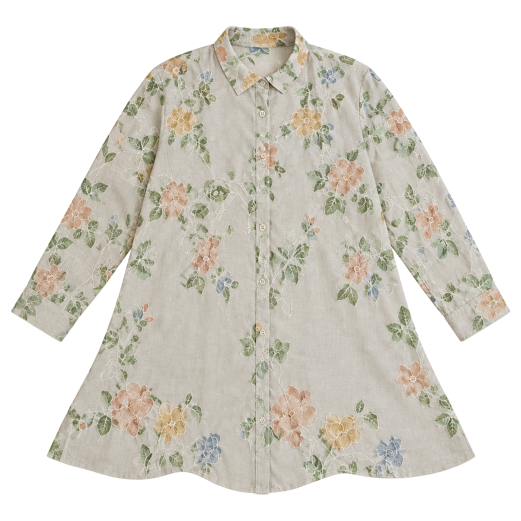 Bon Worth Floral Button Up Shirt 1