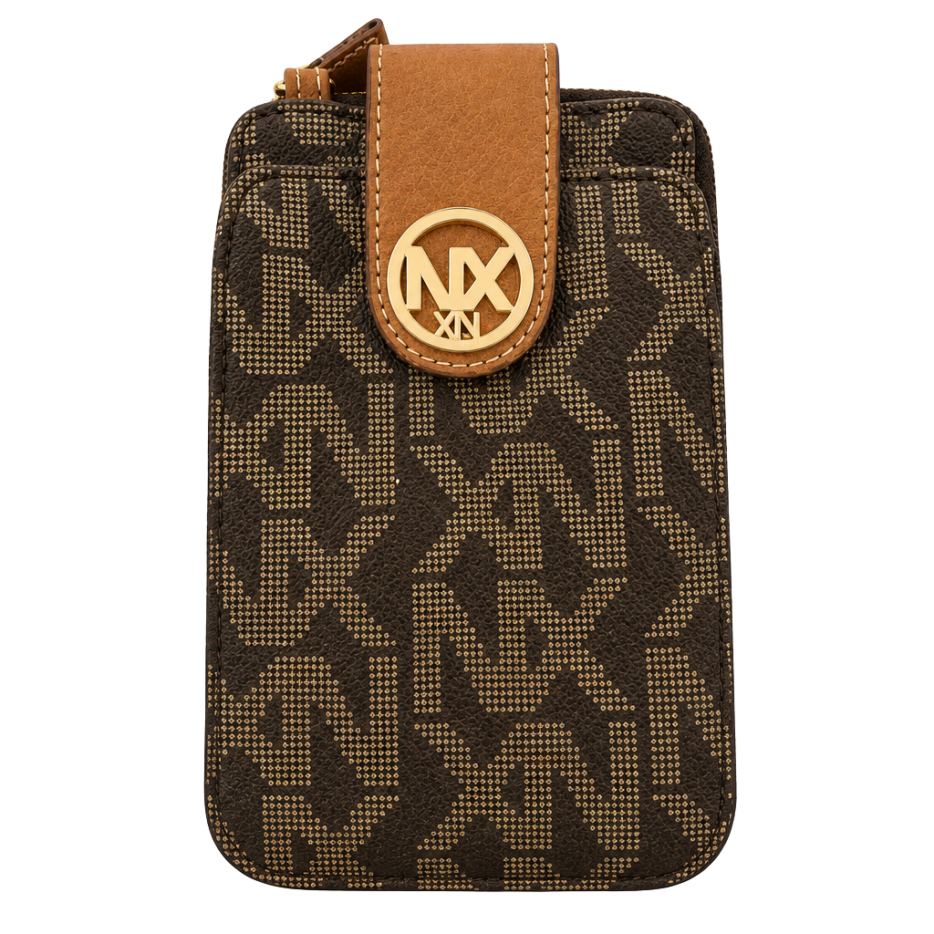 NX XN Collection Crossbody Bag Brown wallet bag 1