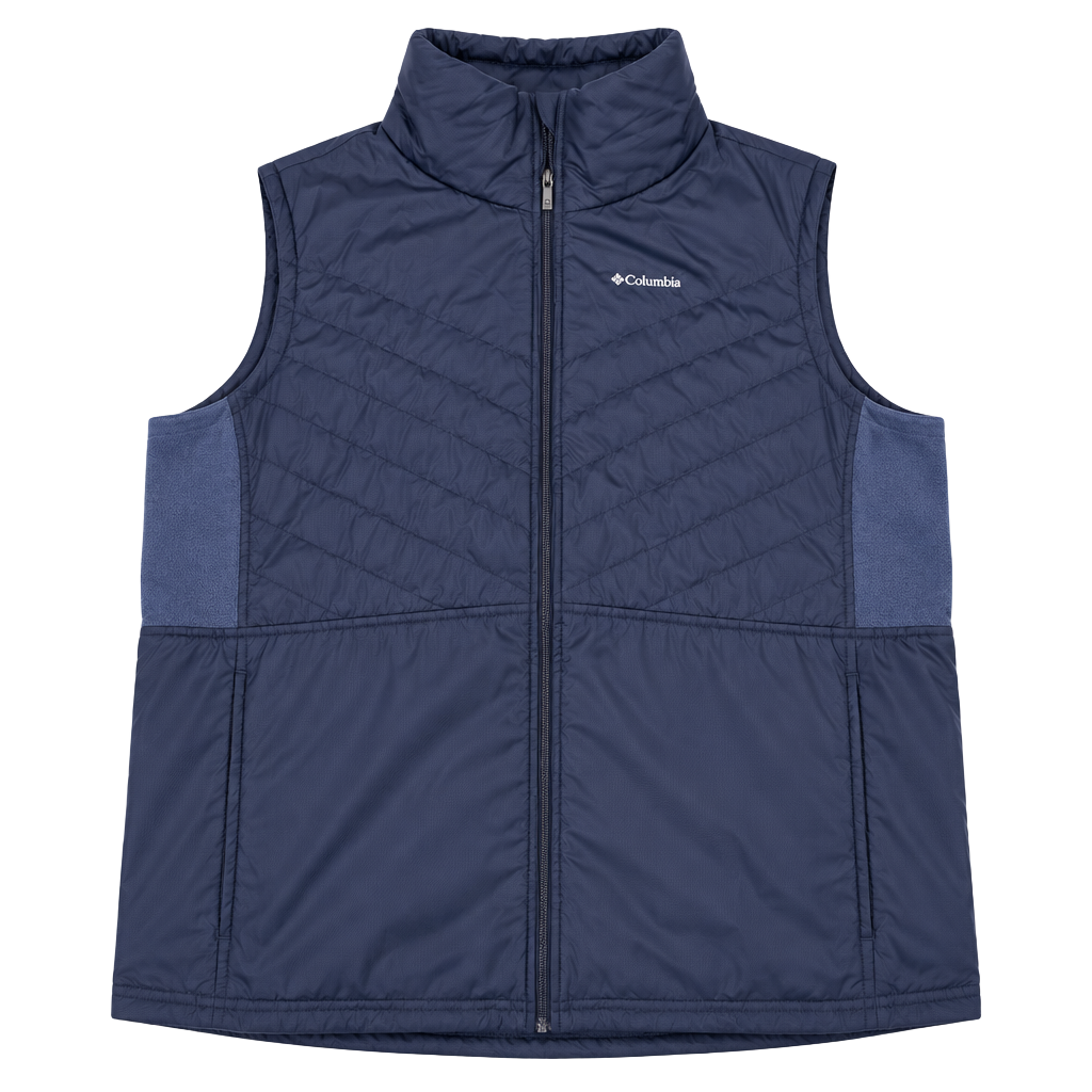 Columbia Mix It Around Vest III Size 3X Blue Insulated Puffer 1