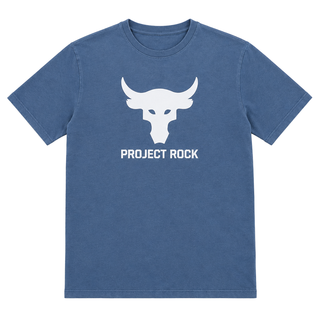 Under Armour Project Rock Payoff Graphic T-Shirt Size L Blue 1