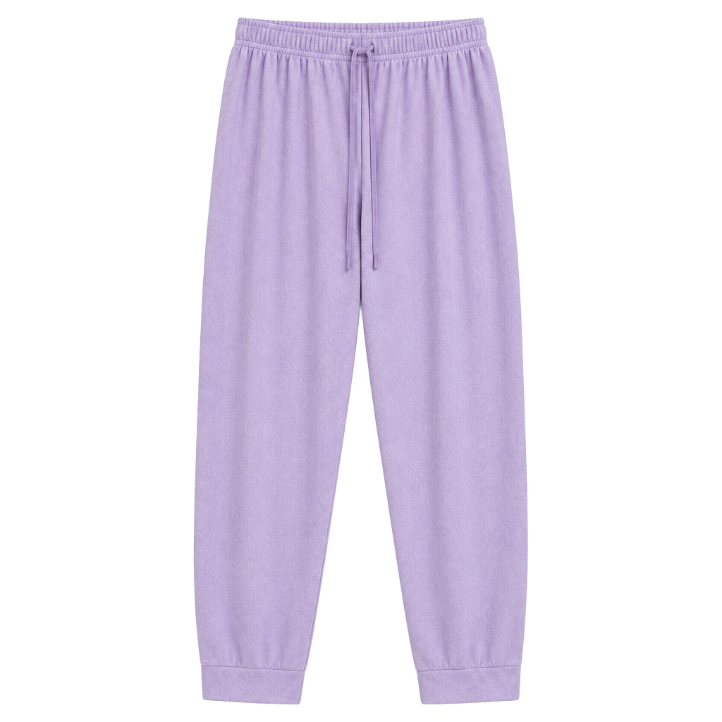 Jogger Pants Size L Purple Drawstring 1