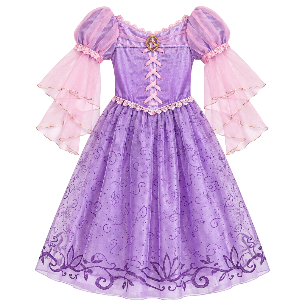 Disney Rapunzel Costume Dress Purple Tangled 1