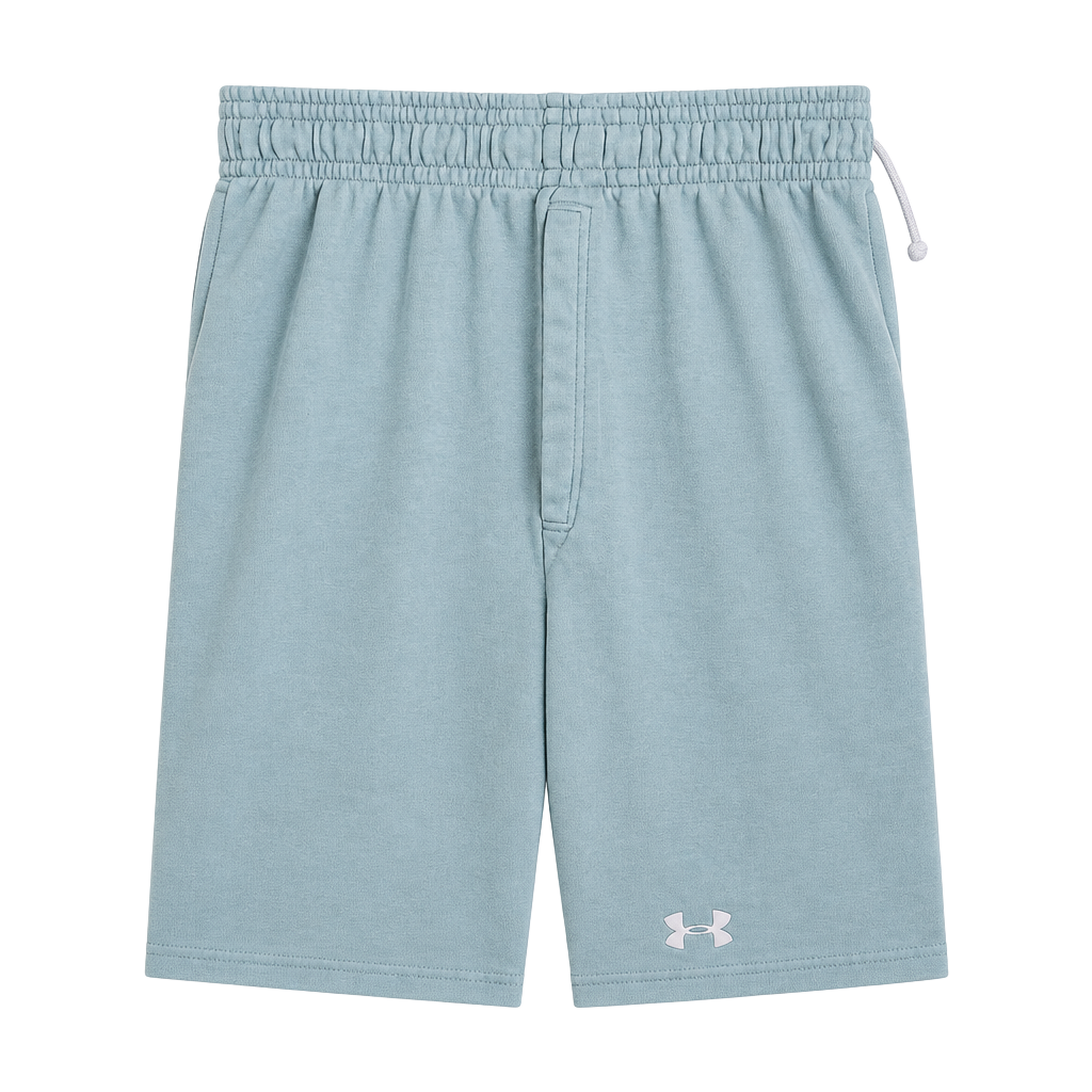 Under Armour Rival Terry Shorts Size M Green Fleece Sweatshorts 1