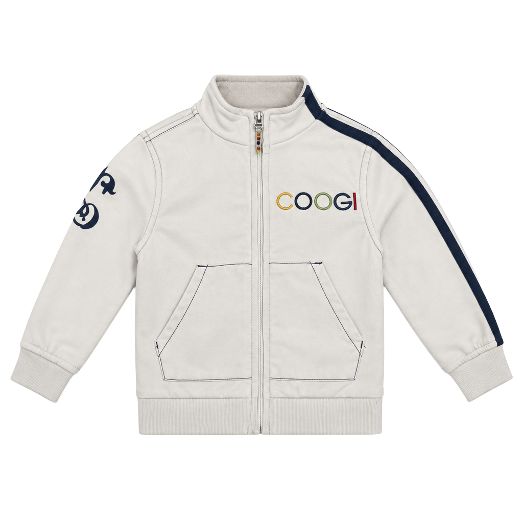 Coogi Full Zip Track Jacket Size 3T White 1