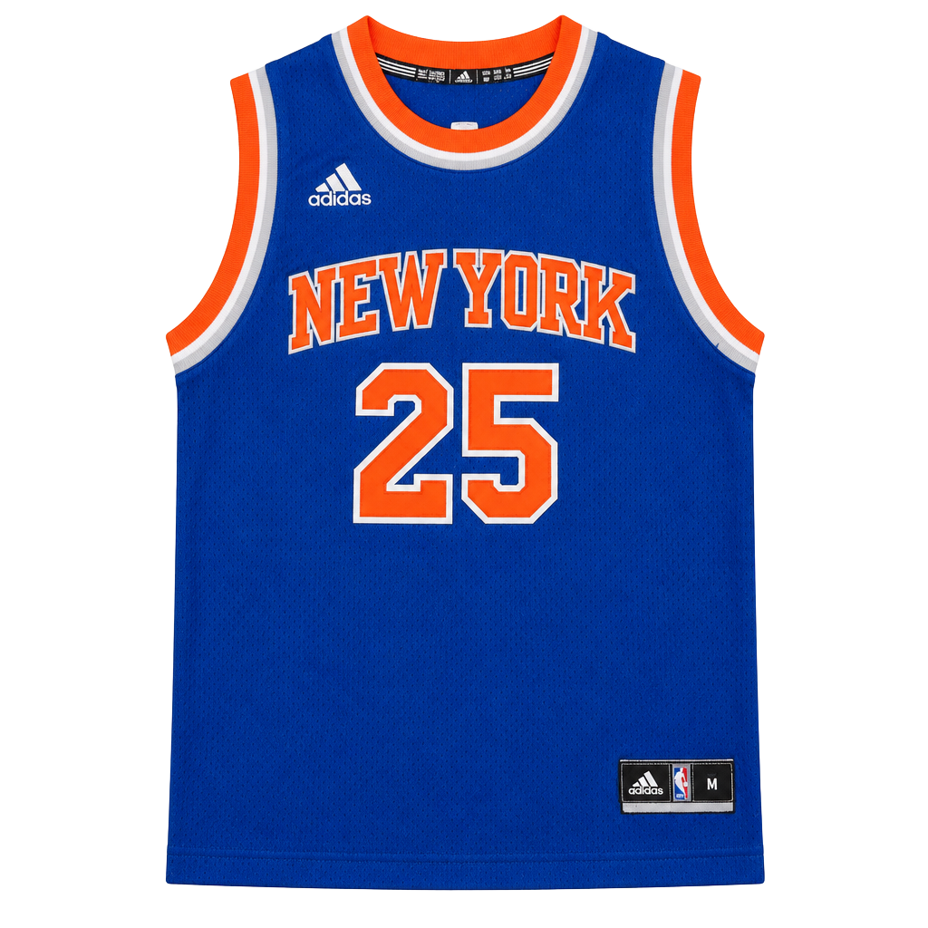 Adidas New York Knicks Derrick Rose 25 Basketball Jersey Size Medium 1