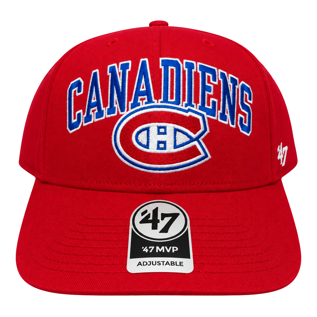 47 Brand Montreal Canadiens MVP Adjustable Hat Red 1