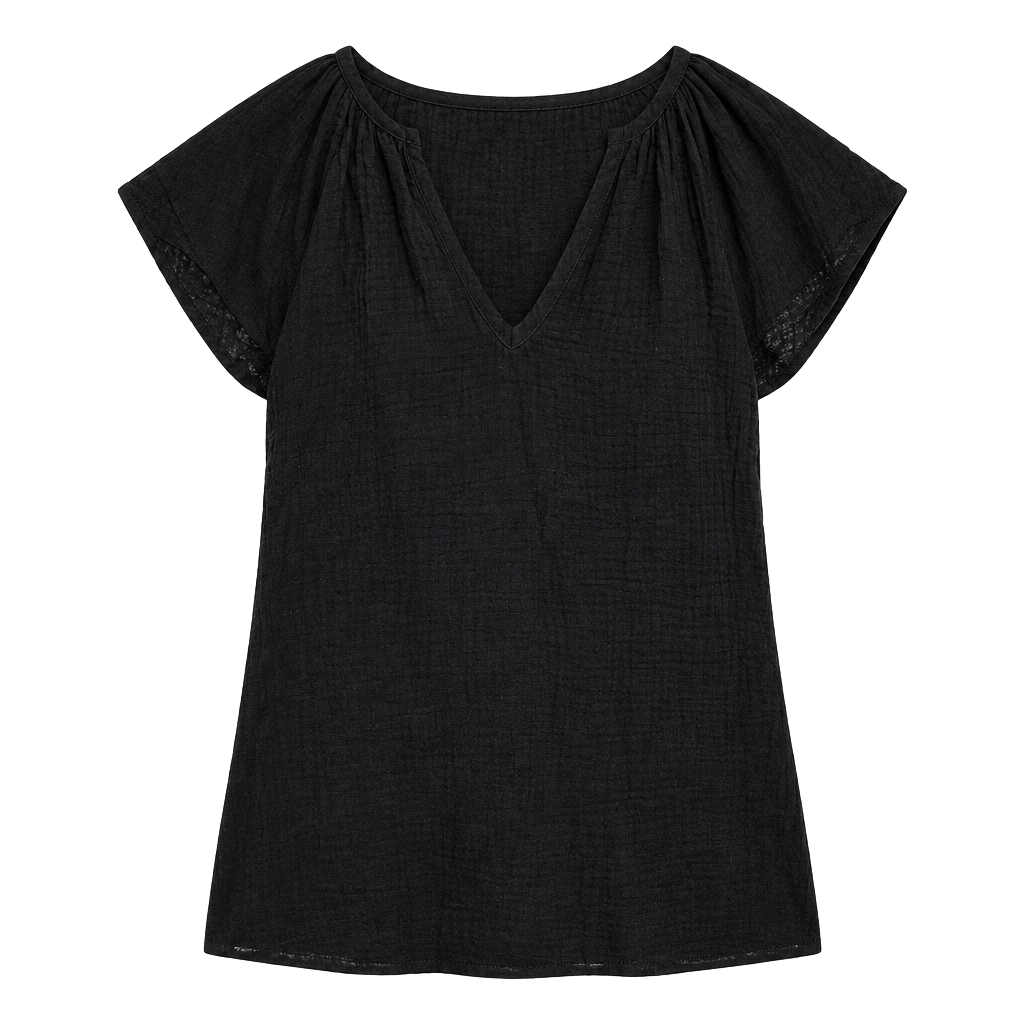 NWT GIBSONLOOK Flutter Sleeve Woven Blouse (Women) Size Medium 1