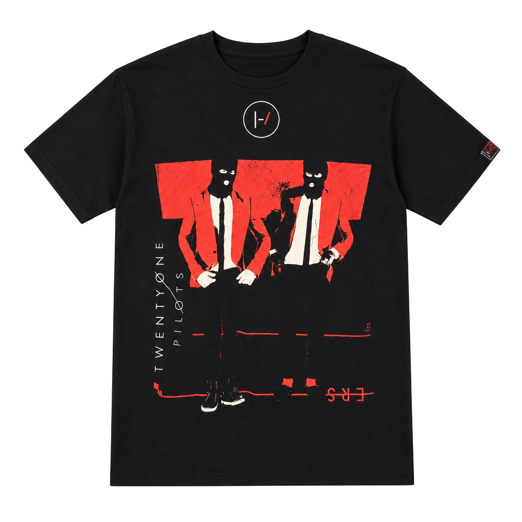 Twenty One Pilots Emotional Roadshow Tour T-Shirt Black 1