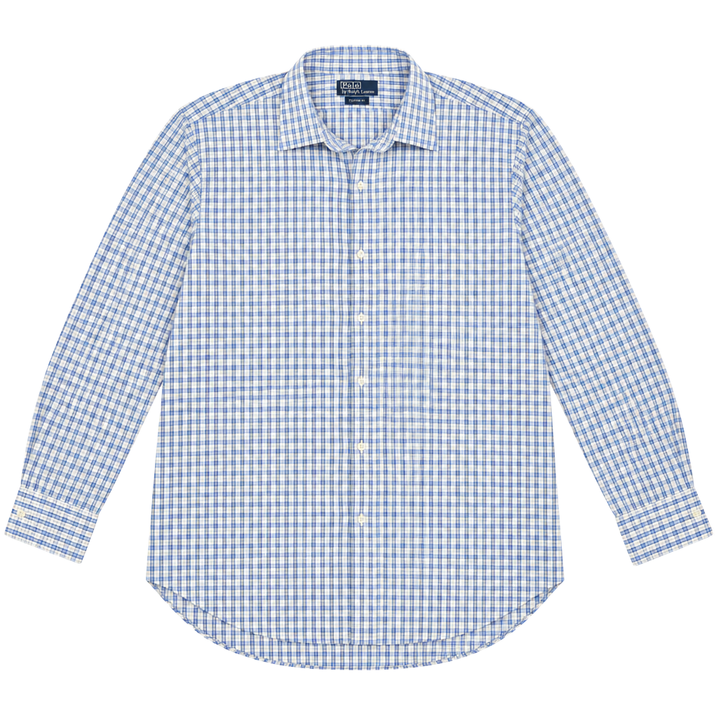 Polo By Ralph Lauren Curham Long Sleeve Plaid Shirt Size 18 34/35 1